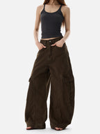 Seamed Baggy Cargo Pants