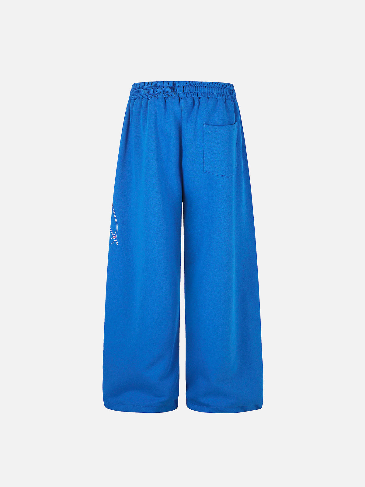 Embellished Script Graphic Baggy Sweatpants