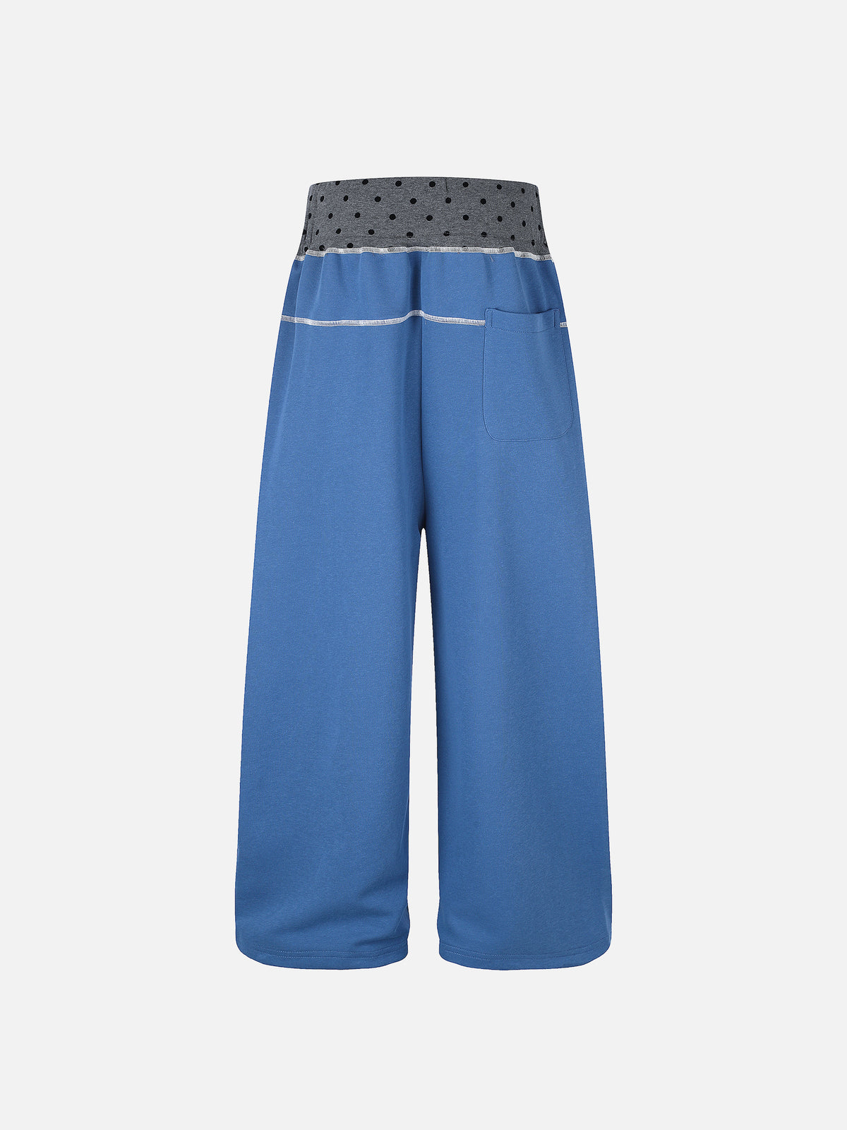 Star-Appliqué Double-Waistband Baggy Track Pants