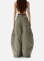 Seamed Baggy Cargo Pants