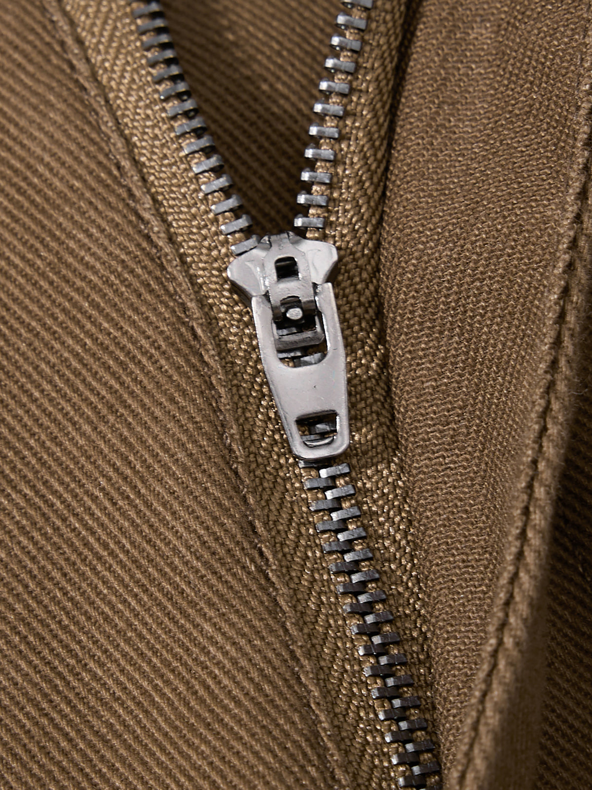 Hardware-Detail Draped Baggy Jeans