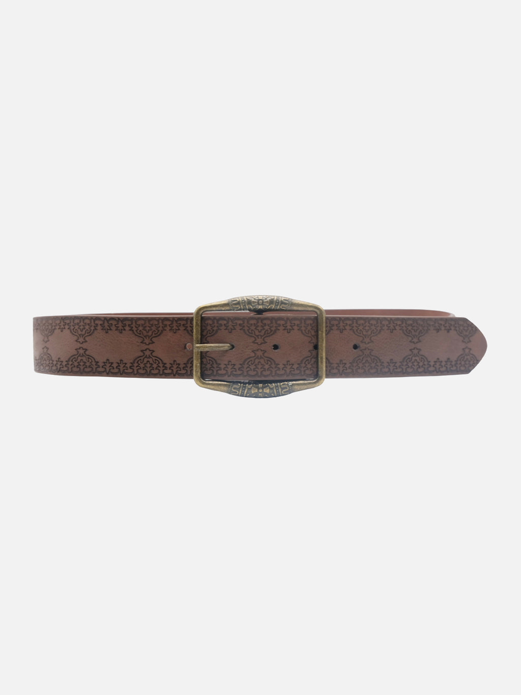 Embossed Pin-Buckle Belt