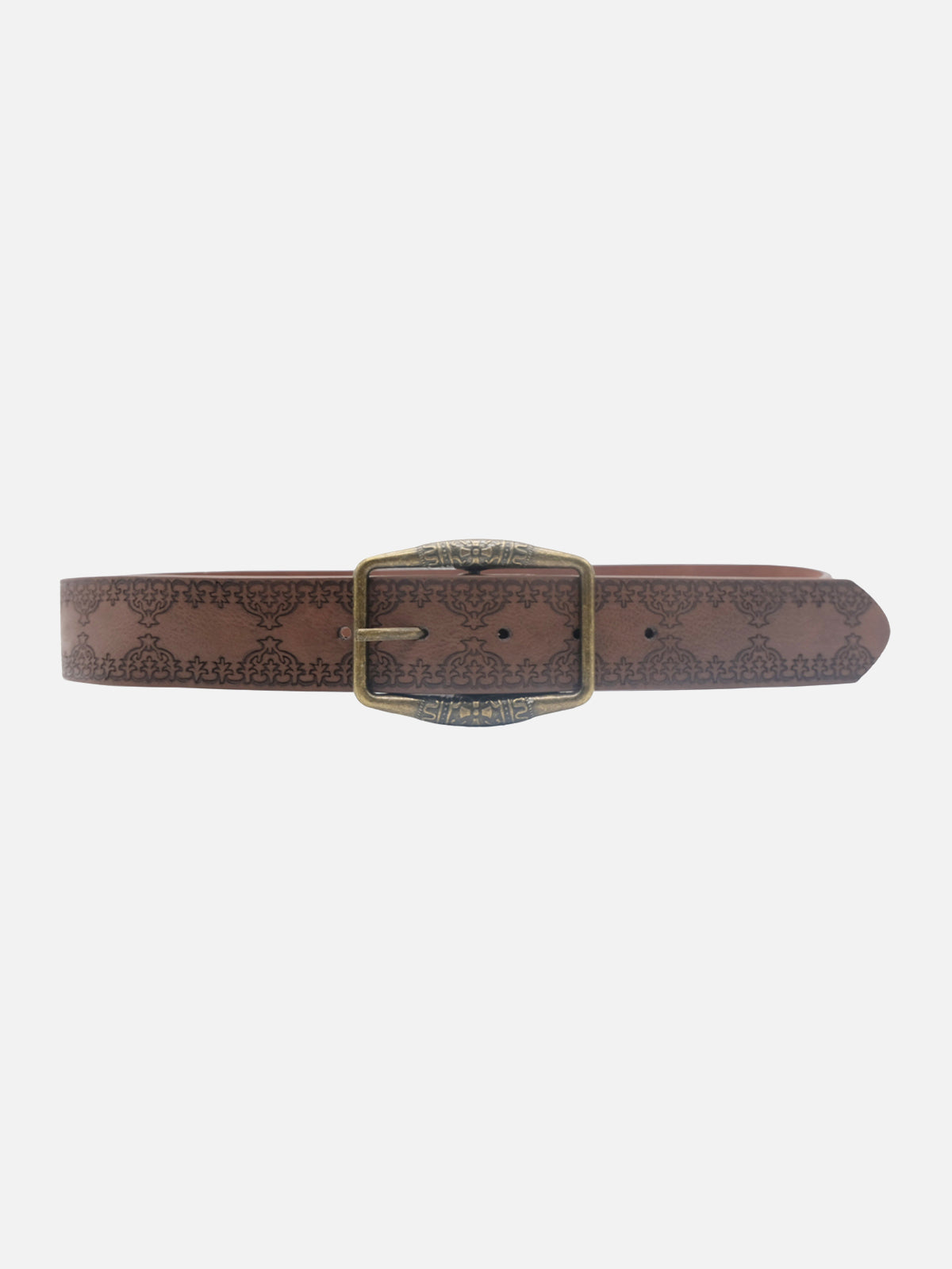 Embossed Pin-Buckle Belt