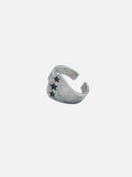 Distressed Star Open Ring