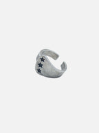 Distressed Star Open Ring