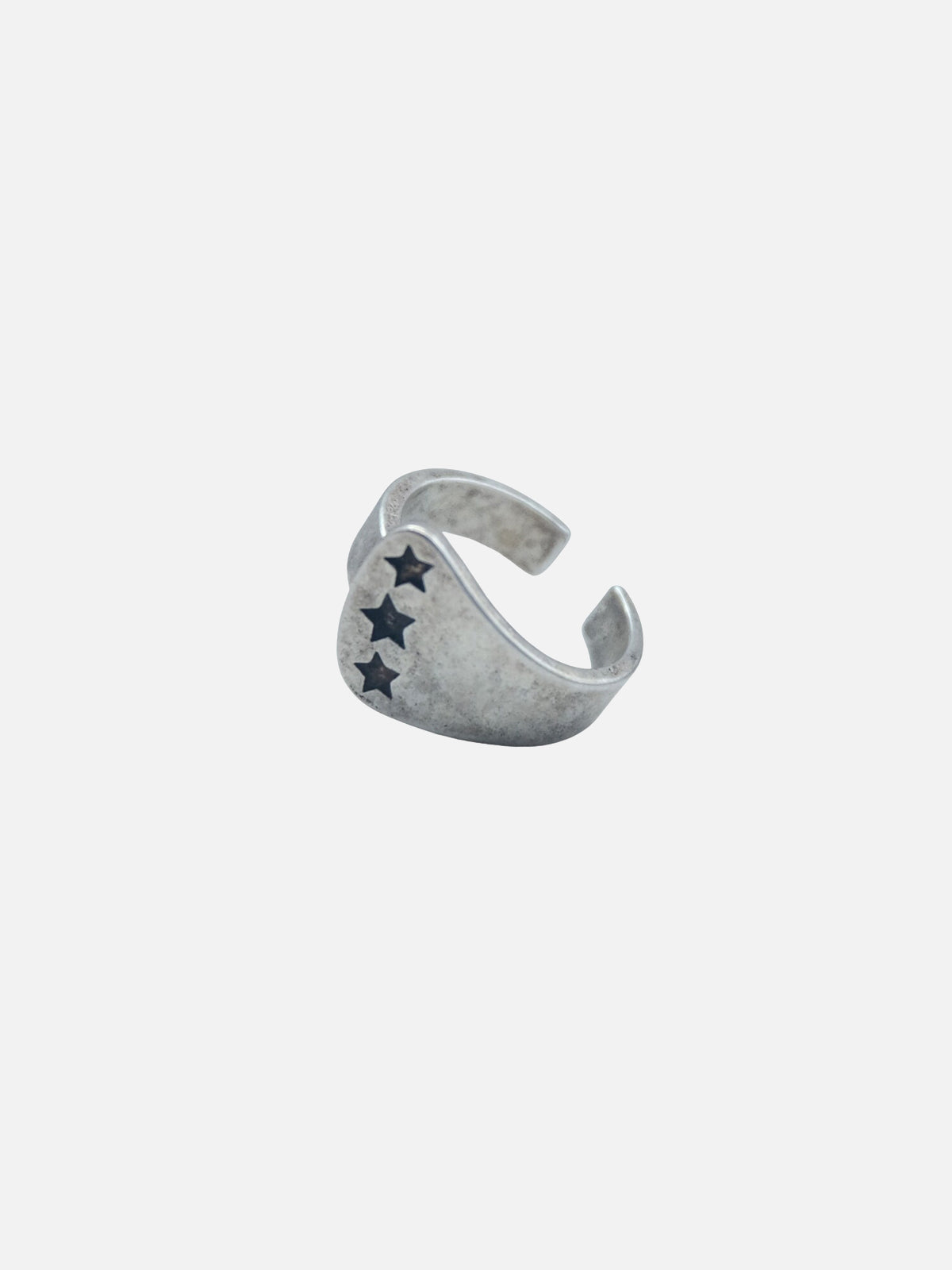 Distressed Star Open Ring