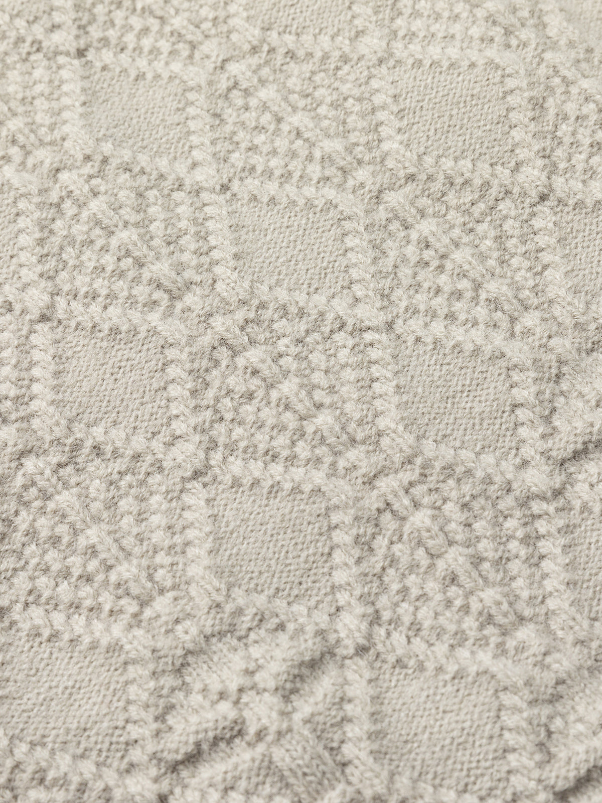 Animal-Motif Fair Isle Cable-Knit Cardigan