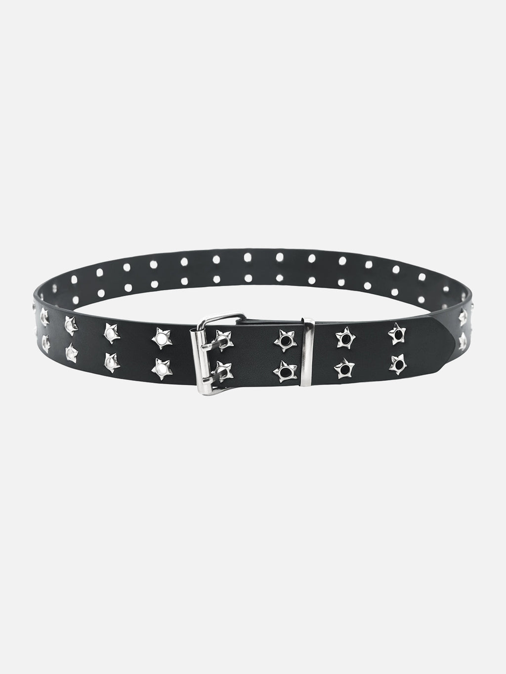 Star-Hole Double-Prong Belt
