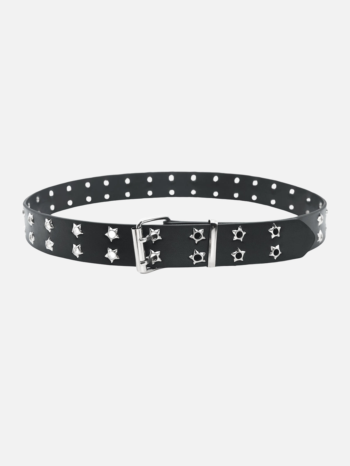 Star-Hole Double-Prong Belt