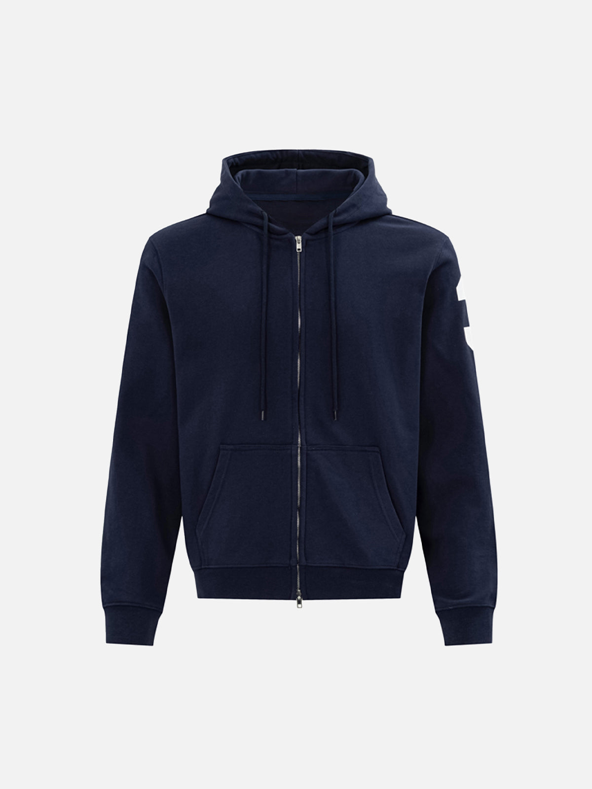 Angel Wings Flag Graphic Two-Way Zip Boxy Hoodie