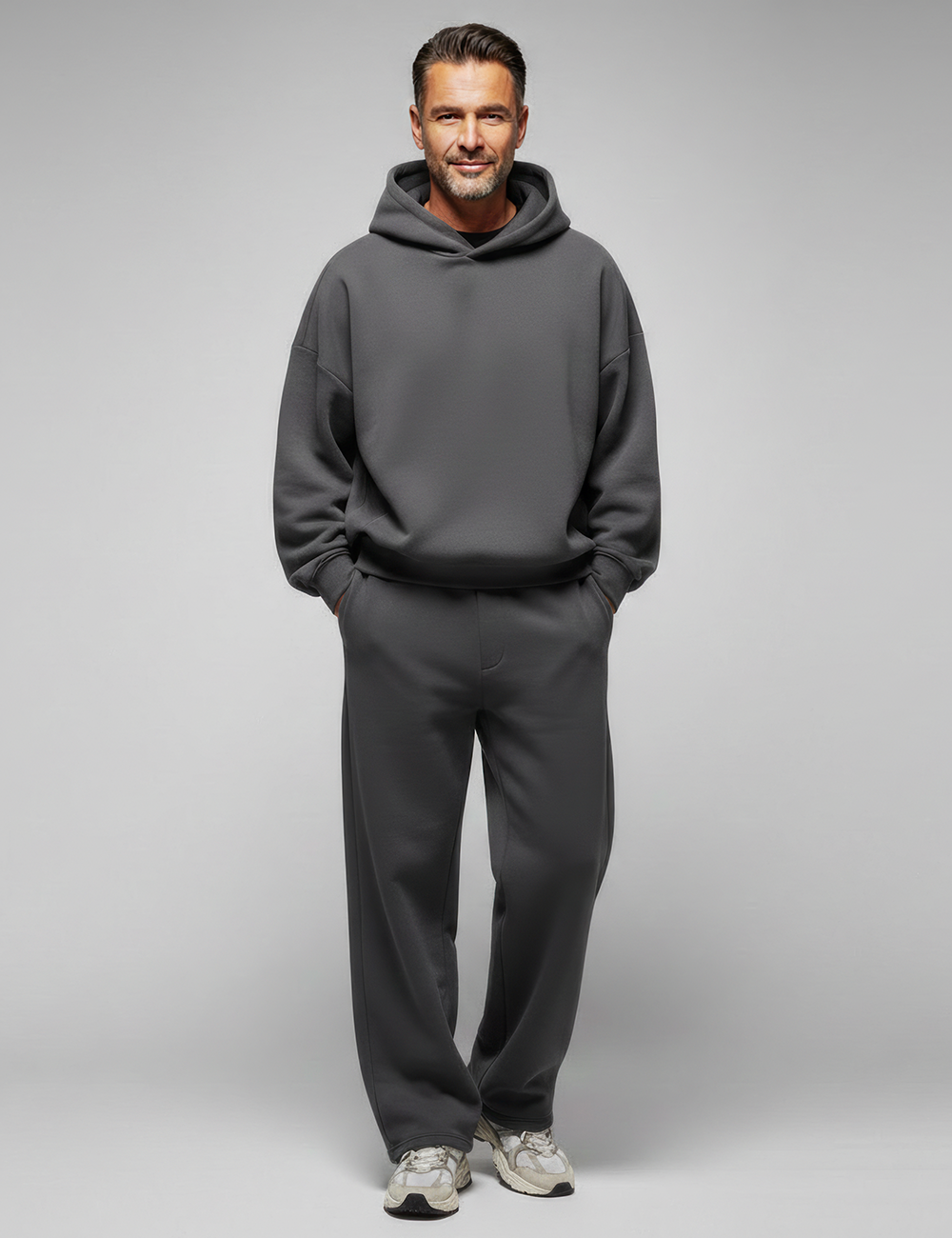 Men's Loose Fitting Sweatshirt Set