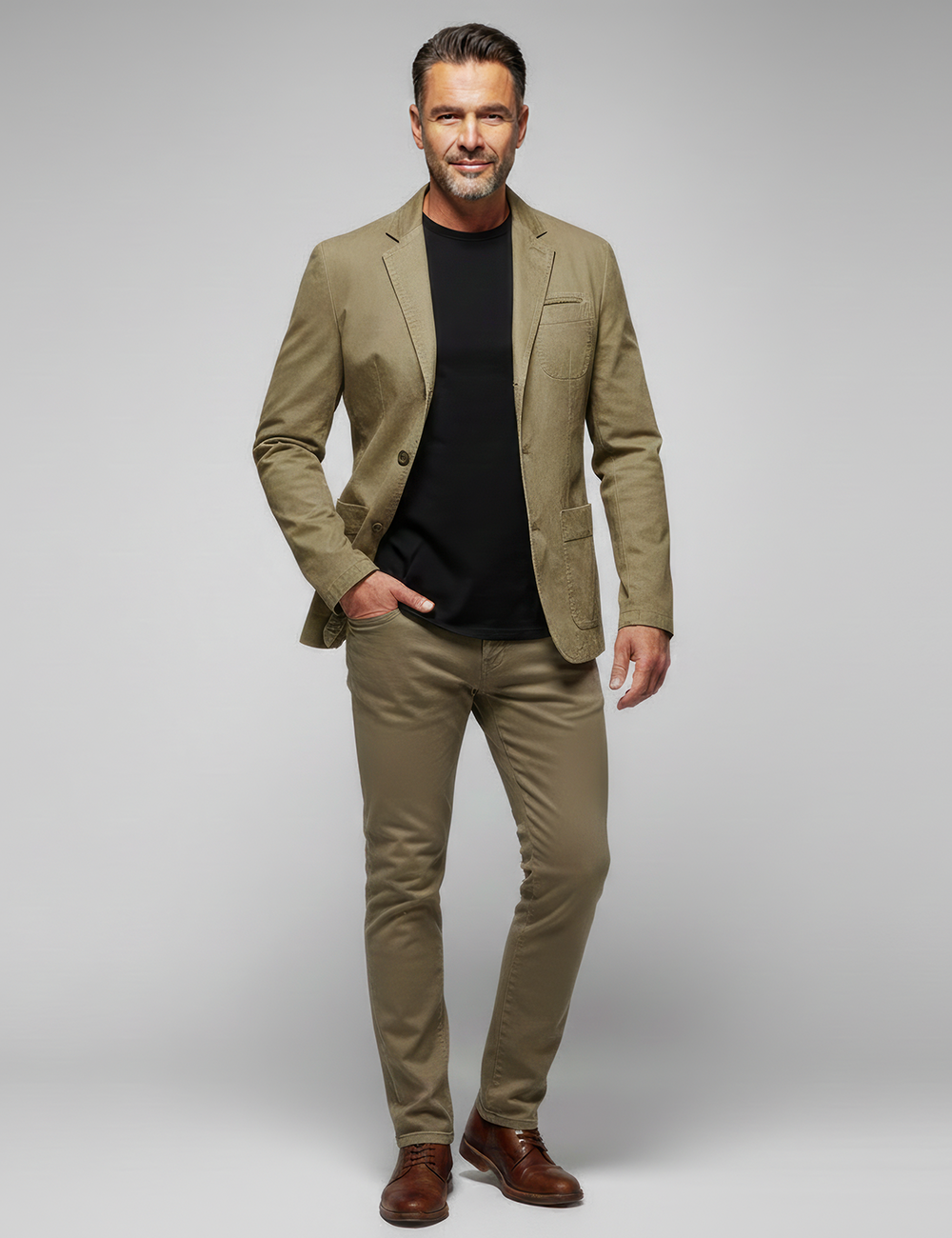 Men's Pure Cotton Casual Suit Jacket
