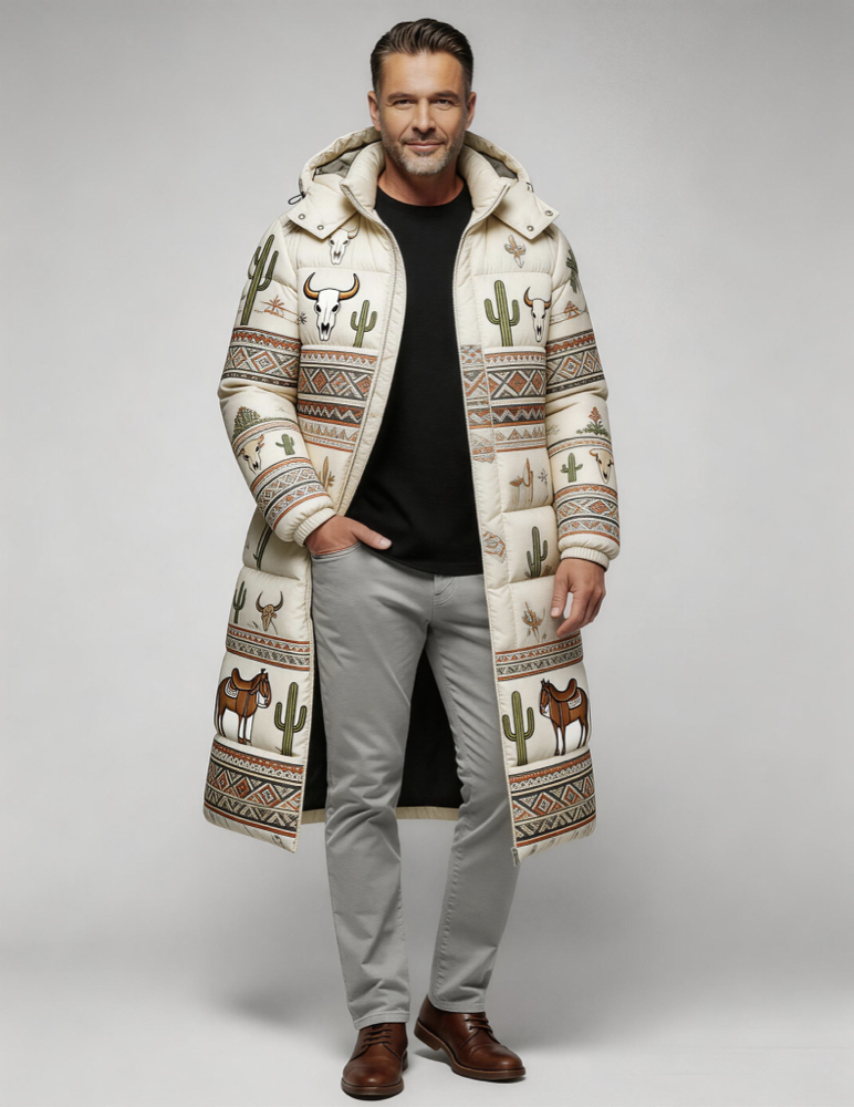 Men's Hooded Cotton-Padded Jacket