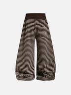 Striped Graphic Baggy Sweatpants